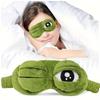 3D Милая Маска для Сна с Лягушкой Натуральный Защитник Перерыв на Обед Женщины Мужчины Мягкая Портативная Для Путешествий Офисной Комнаты Снимает Стресс Тревогу