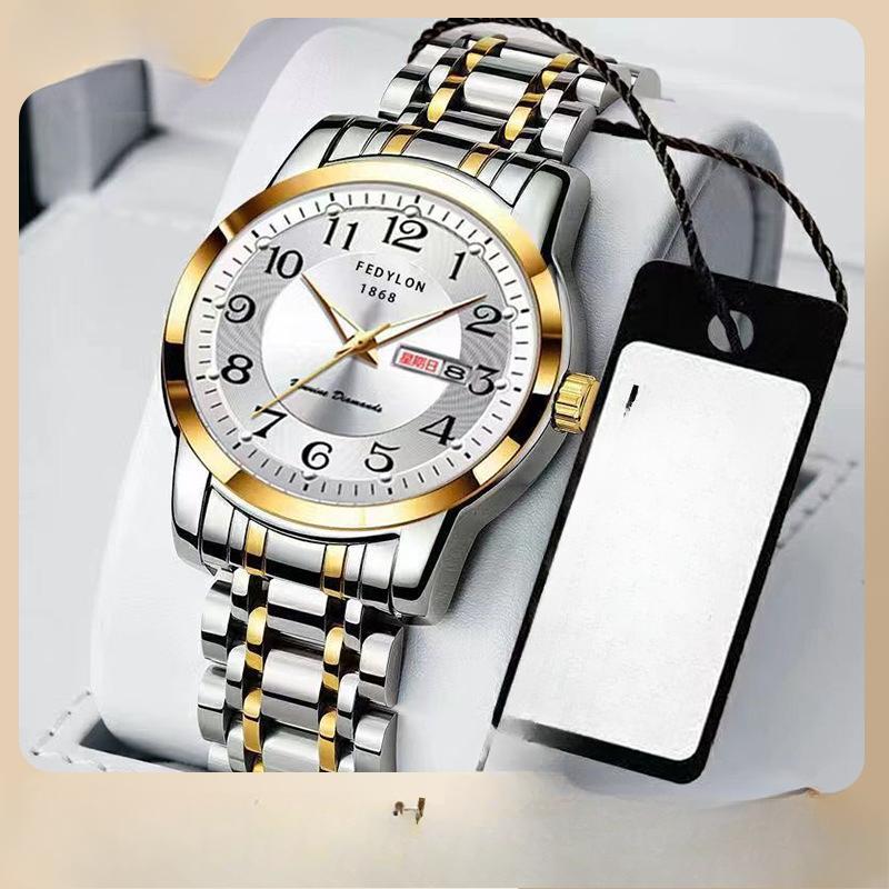 Мужские часы Мужские часы Большие цифровые водонепроницаемые кварцевые часы для пожилых людей Часы