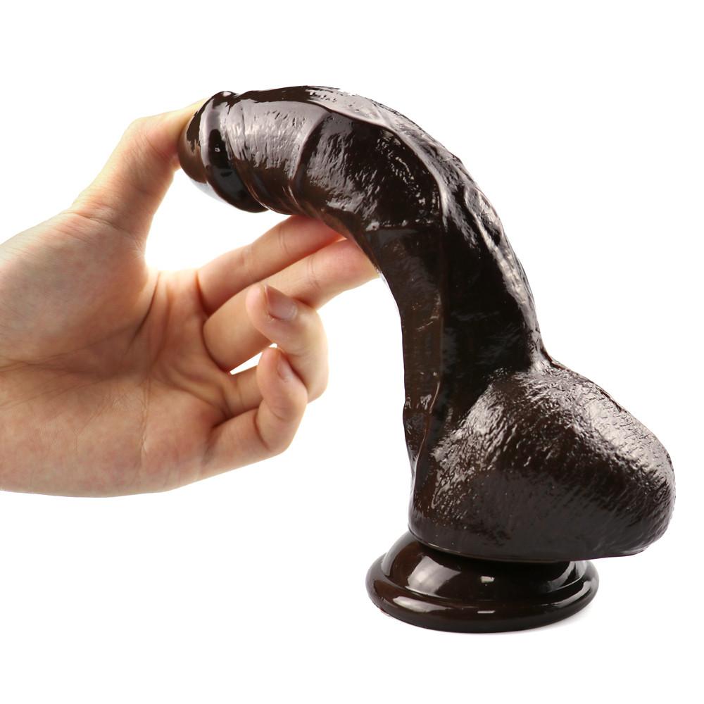 Коричневый реалистичный фаллоимитатор с ремешком на фаллоимитаторе, трусики, анальная пробка, игры для геев, секс-игрушки для женщин-лесбиянок, пар, член для мастурбации для взрослых