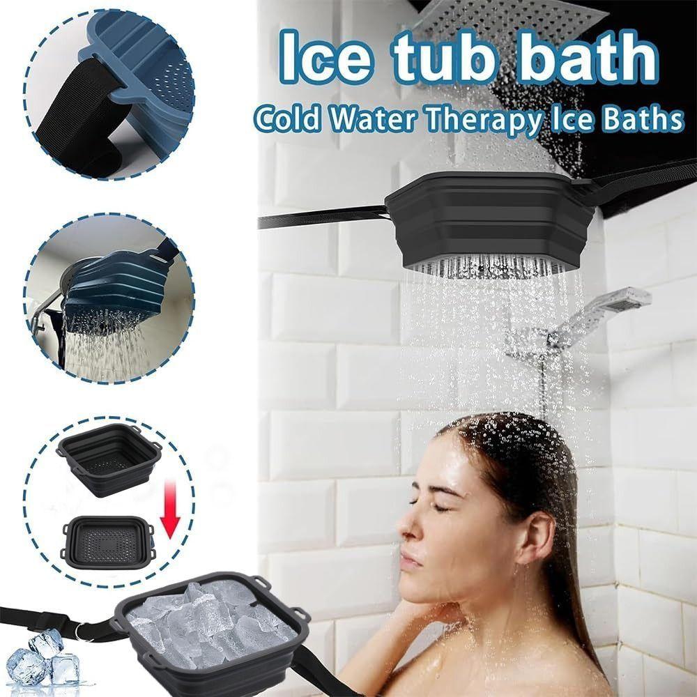 Силиконовая бочка для ледяной ванны, портативная бочка для ледяного душа, высокое качество, ведро для ледяной ванны, ведро для путешествий