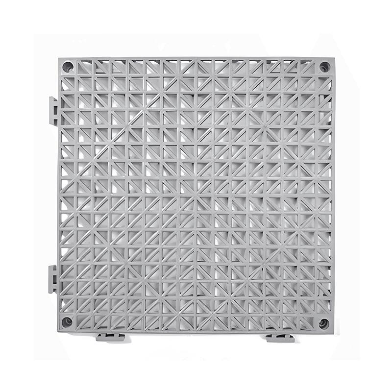 PVC Interlocking Anti-Slip Floor Mat for Shower, Kitchen, Bathroom, Toilet, Pool - Water-Permeable and Hollow Design