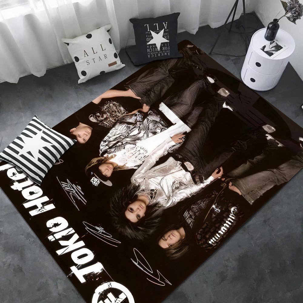 Tokio Hotel Том Билли Каулитц Коврик для пола Коврик для пола Прямоугольный Противоскользящий Домашний Мягкий Коврик для ванной Передняя дверь Внутренний Наружный коврик Коврик для отеля