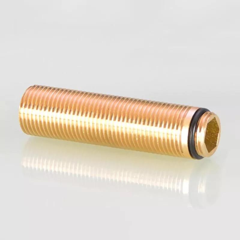 Латунный прямой фитинг-удлинитель для смесителя, 1/2"x55/80/100 мм, BSP, латунь, для кухонной раковины, с высокой гайкой 1/2", аксессуары