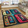 Retro GamePad Games Console Game Boy Cartoon Carpet Rug for Bedroom Living Room Home Sofa Decoration,kids Large Decor Floor Mat