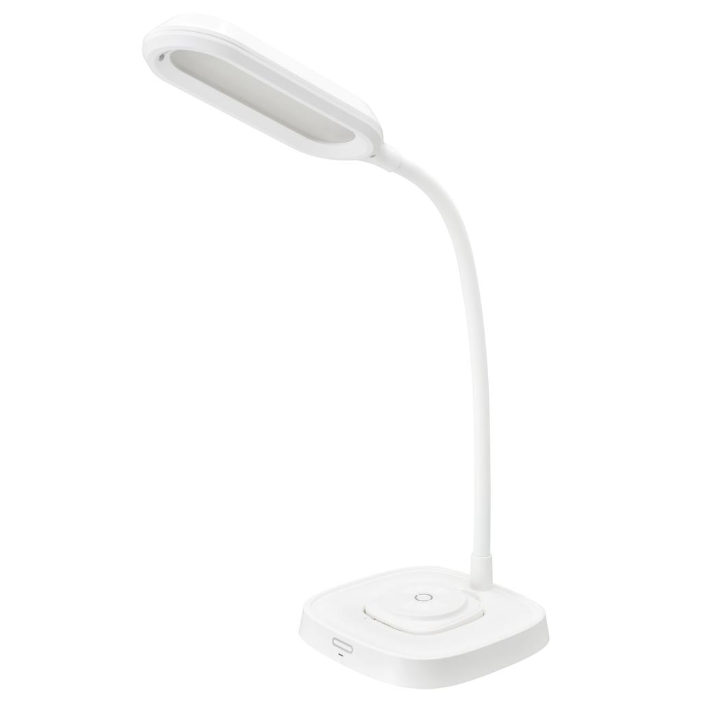 OHM LED Desk Light, 450 Lumens, Daylight White, Wireless Charging, MagSafe Compatible, DS-L50FMS-W (Product Code: 06-5230)