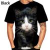 Fashion Design New Cool T-shirt Men/Women 3d Tshirt Print Cat Short Sleeve Summer Tops Tees T Shirt