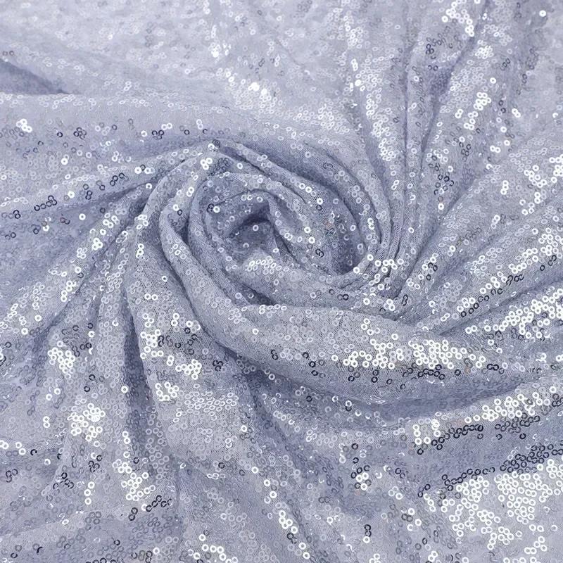 Ткань с вышивкой пайетками "Иллюзия 3 мм", мелкие пайетки, сценическая, вечернее платье, вышитая ткань, фон, скатерть, багажная ткань