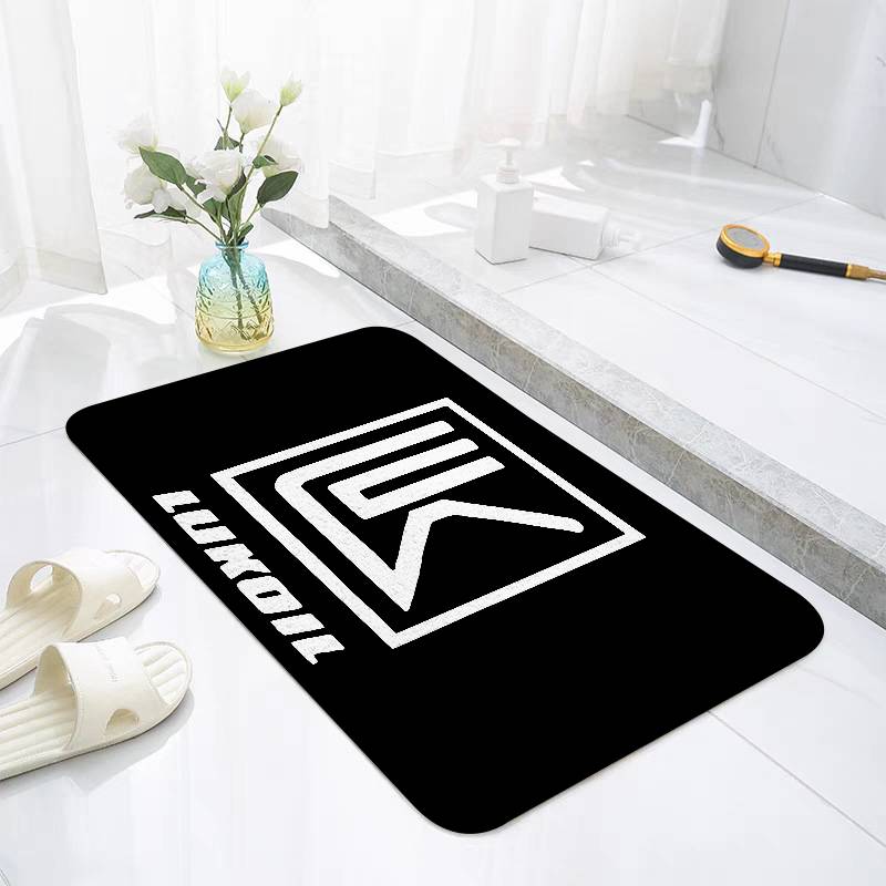 Russian_Lukoil_Oil Company Floor Mats Laundry Rug Carpet For Living Room Decor Lounge Area Anti-slip Foot Mat Entrance Doormat