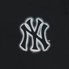 Новая футболка MLB Basic New York Yankees Унисекс Черная 3ATSB0353-50BKS