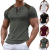 Мужские летние цветные топы с коротким рукавом, мужские повседневные модные топы