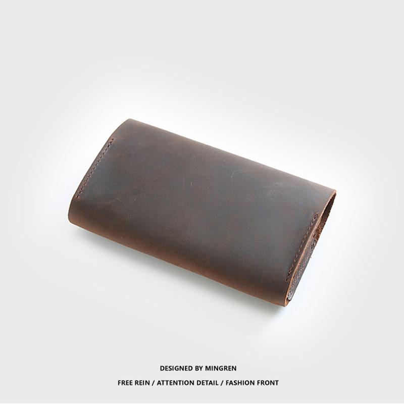 Кошелек из коровьей кожи для карт и монет, кошелек ручной работы для монет, держатель кредитных карт, маленький Porte Carte De Credit Cardcase