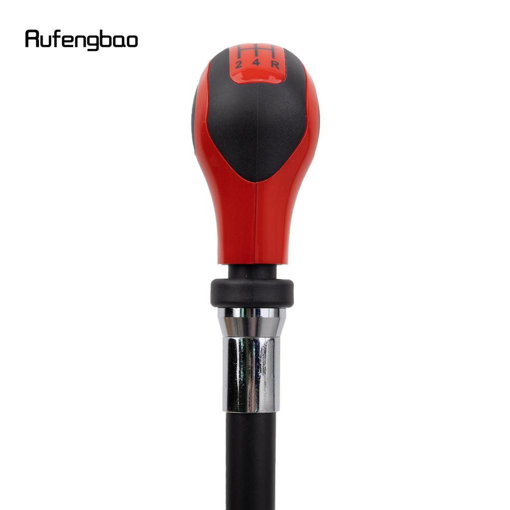 Red Black Leather Number Silver Walking Cane Fashion Decorative Walking Stick Gentleman Elegant Cosplay Cane Crosier 93cm