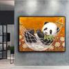 Cross Stitch Kit DIY Diamond Embroidery Animal Panda Diamond Painting Home Decor