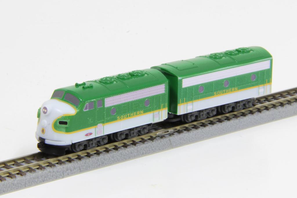 Rokuhan Z Gauge Z Shorty EMD F7 SOUTHERN Железнодорожная модель тепловоза ST012-4
