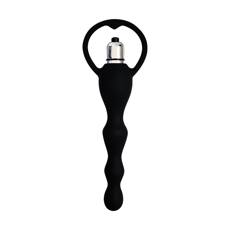 Anal Silicone Vibrator and Plug Beads Set