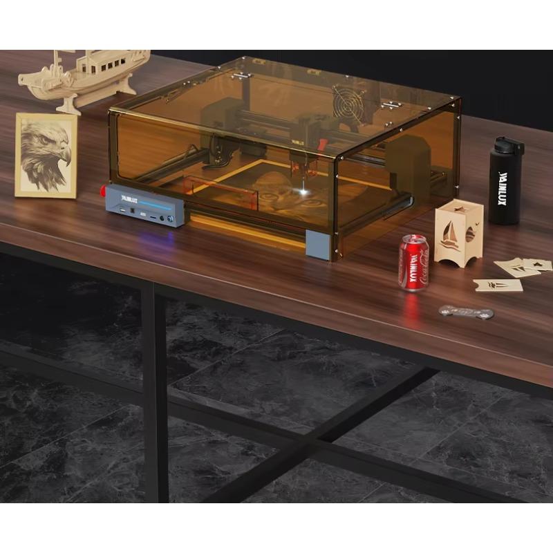 Fully Automatic Portable Laser Engraver - Compact Desktop Household Cutting & Marking Machine for Home DIY