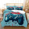 3D Game Console Printing Home Bedding Set King Size Bed Clothes Microfiber High Ranking Duvet Cover Set
