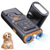 Anti Barking Device for Dogs Indoor Outside Handheld Ultrasonic  with Flashlight Dog Training Tool Rechargeable Dark Orange