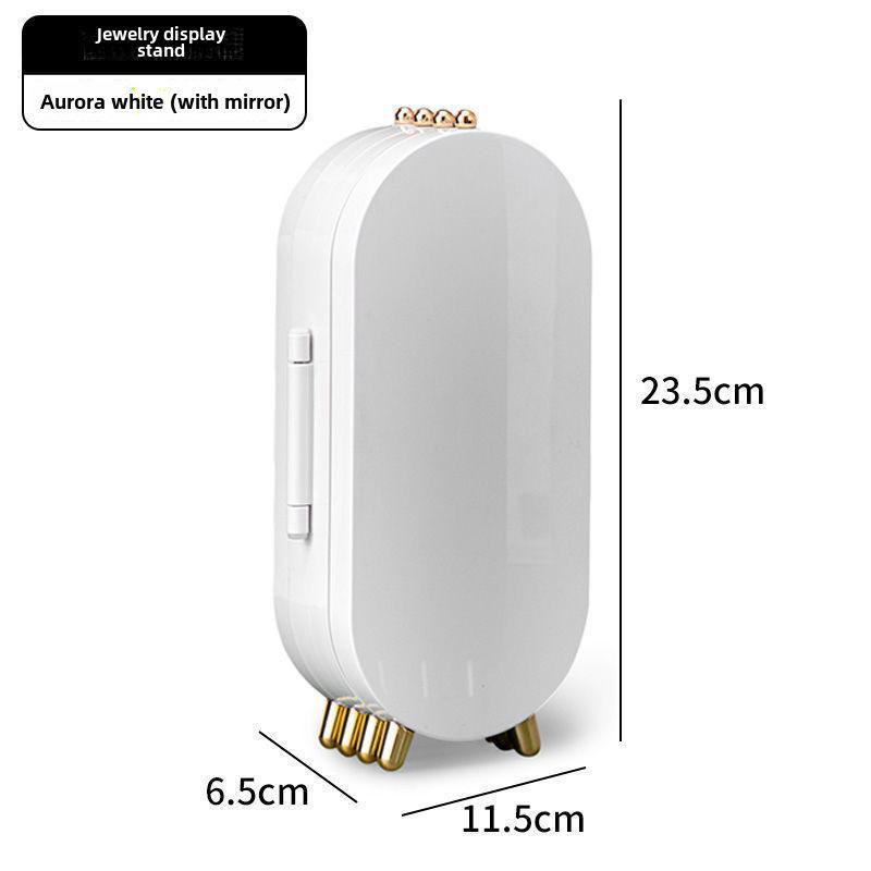 Многофункциональная складная шкатулка для хранения украшений, сережек и ожерелий