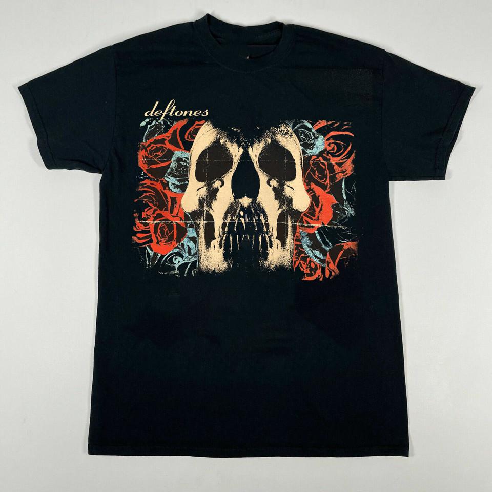 Deftones Band Short Sleeve Cotton Black Men T-Shirt Unisex T-Shirt