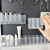 Штамповка Бесплатная настенная коробка для хранения с 3 сетками Зажим для бровей Ножницы Карандаш для бровей Кисть для губ Губная помада Органайзер для хранения мелких предметов
