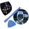 Наклейка на панель переключения передач и ручку КПП для моделей BMW X1 X3 X5 X6 F01 F10 F30 F35 F18 GT 1 3 5 6 7 Серии Короткий Тип