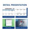 Стираемый Большой Настенный Календарь Двусторонний Планировщик Рабочего Графика для Домашнего Офиса и Школы