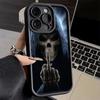 Чехол для телефона iPhone 17 Air 16E 15 16 Pro Max Жнец Скелет Смешной Стиль Обложка 14 Plus 13 12 Mini Мягкий Силиконовый Веселый