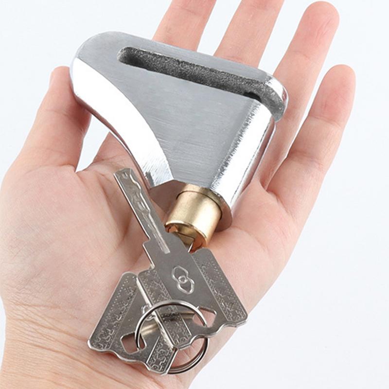 Противоугонный велосипедный замок, портативный мотоциклетный дисковый замок, алюминиевый сплав, дисковый тормоз, сигнализация, замок, аксессуары для велосипеда