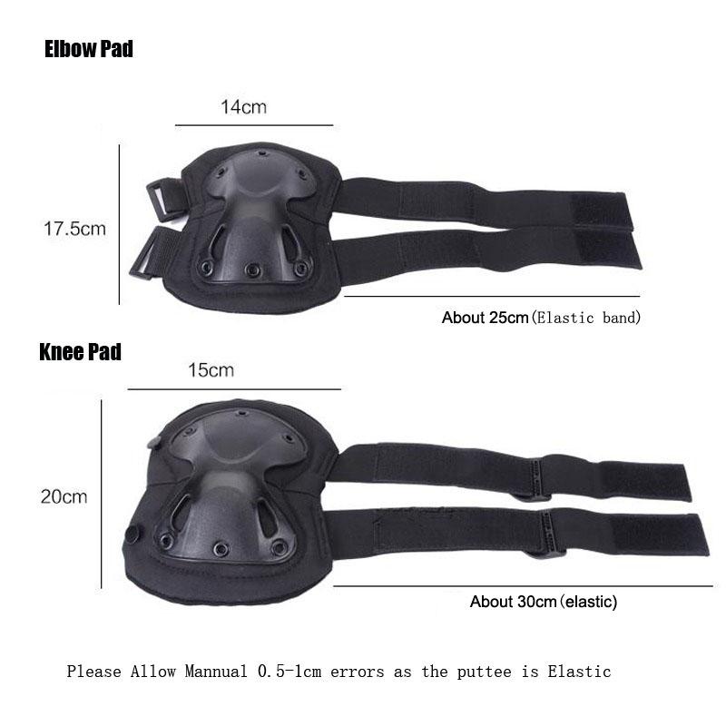 Тактический наколенник, защита локтя, CS, военный, армейский, страйкбольный, для спорта на открытом воздухе, охотничий, наколенник, безопасное снаряжение, защитные наколенники