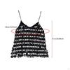 Блестящий топ-топ для клубной вечеринки Shimmer Camisole Club Party Costume Fashion Festival Beach Girls
