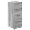Storage Cabinet Gray Sonoma 40 x 48 x 105 cm