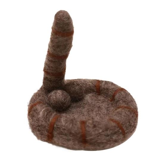 Фетровая подставка под кружку в виде кошачьей попы Смешные подставки под кофе Мягкие впитывающие коврики для стола Элегантный декор для дома Подарок для любителей кошек