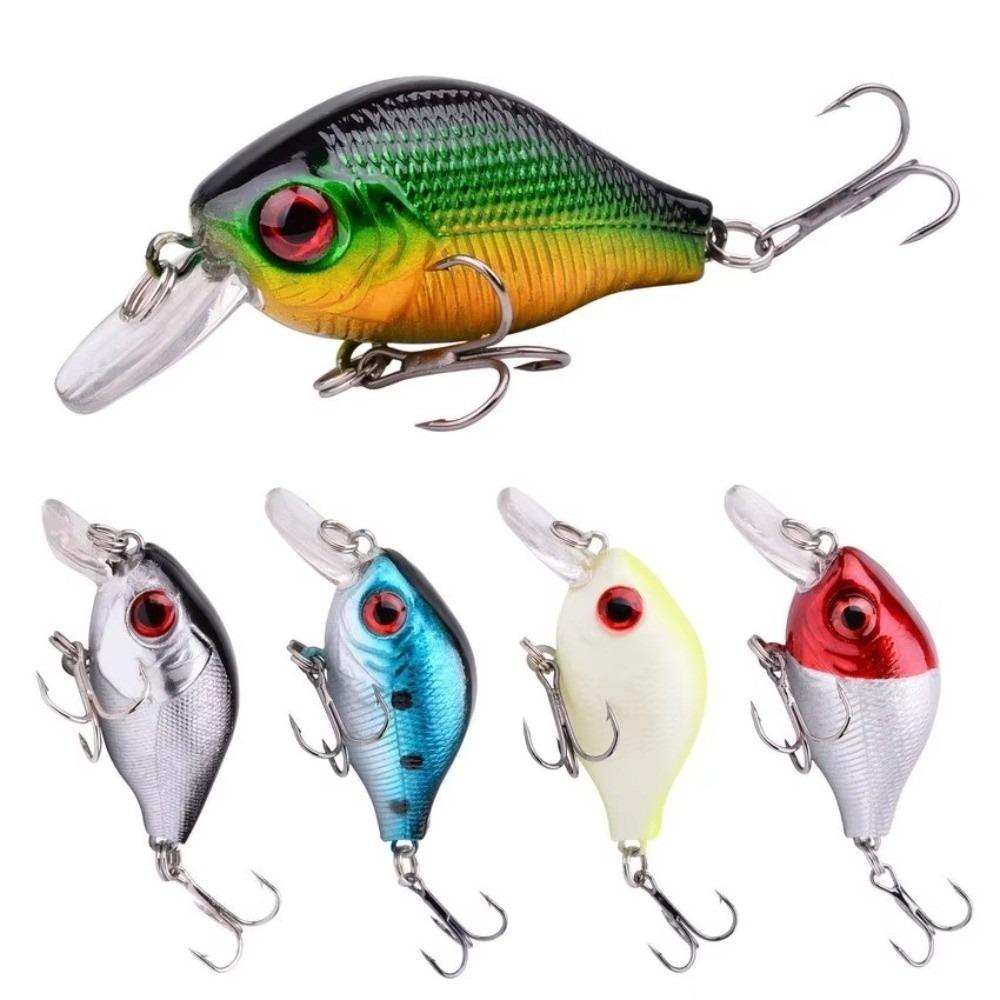 5 Pcs/Set Wobbler Design Floating Crankbait Lure for Freshwater Saltwater Fishing