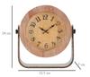 Table Clock Round Cm 23,5X7X24