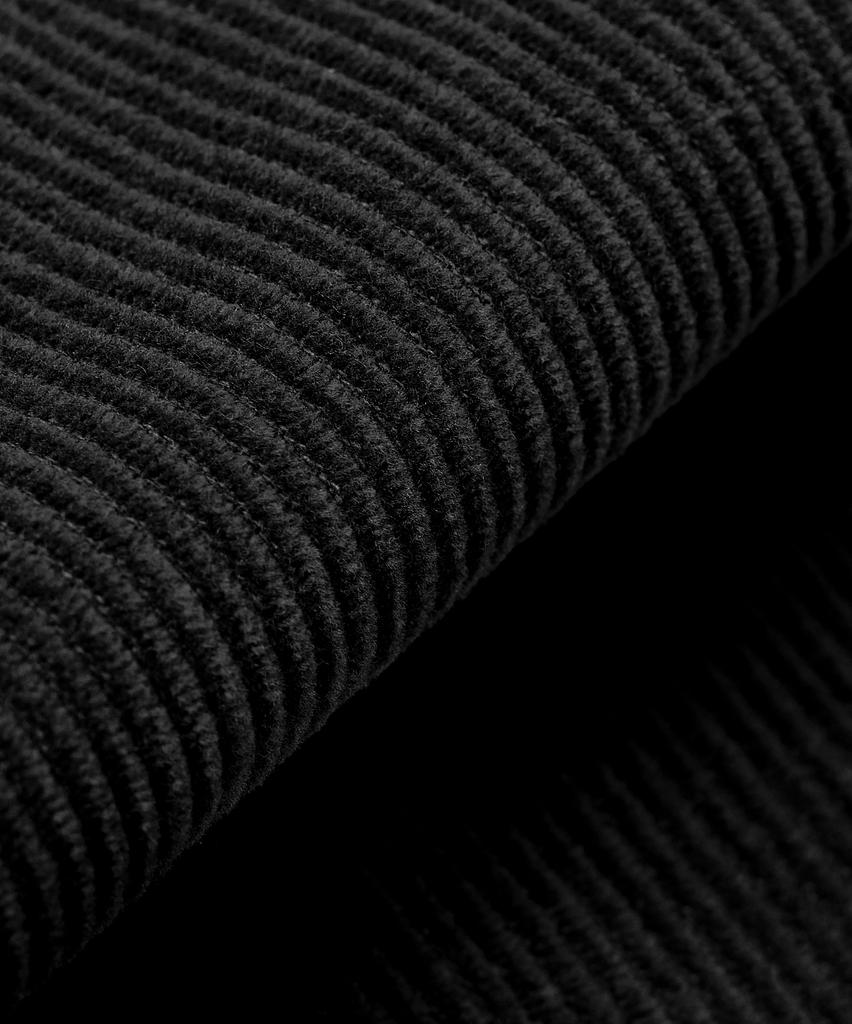 Димтитеулбеулэг Базовые стирающие штаны Essential Fade Wash с изогнутым кроем_Вельветовые Черные