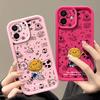 Phone Case For iPhone 16 Pro Max 16e 15 14 13 12 11 XR XS 8 7 Astronaut Pattern ShockProof Soft TPU Silicone Cover Fundas