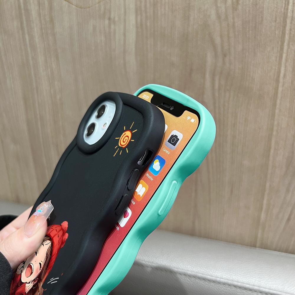 Окрашенный узор Big Wave Edge Мягкий силиконовый материал Macaron чехол для телефона противоударный защитный резиновый чехол для OnePlus Vivo Motorola Moto