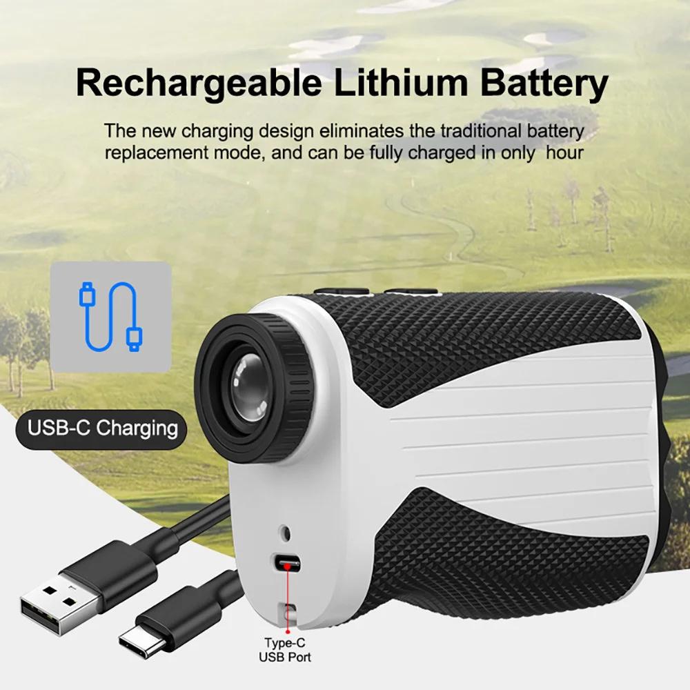 1000m Outdoor High-Precision Electronic Rangefinder Golf Rangefinder 7X HD Optica Lens Telescope Measuring Instrument