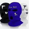 1Pc Embroidery Balaclava Face Mask 3-Hole for Cold Weather Winter Ski Mask for Men and Women Thermal Cycling Mask Christmas Gift