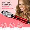 Portable 3-in-1 Rotating Hair Dryer Electric Comb Multi-functional Hot Air Comb Negative Ion Hair Styling Tool