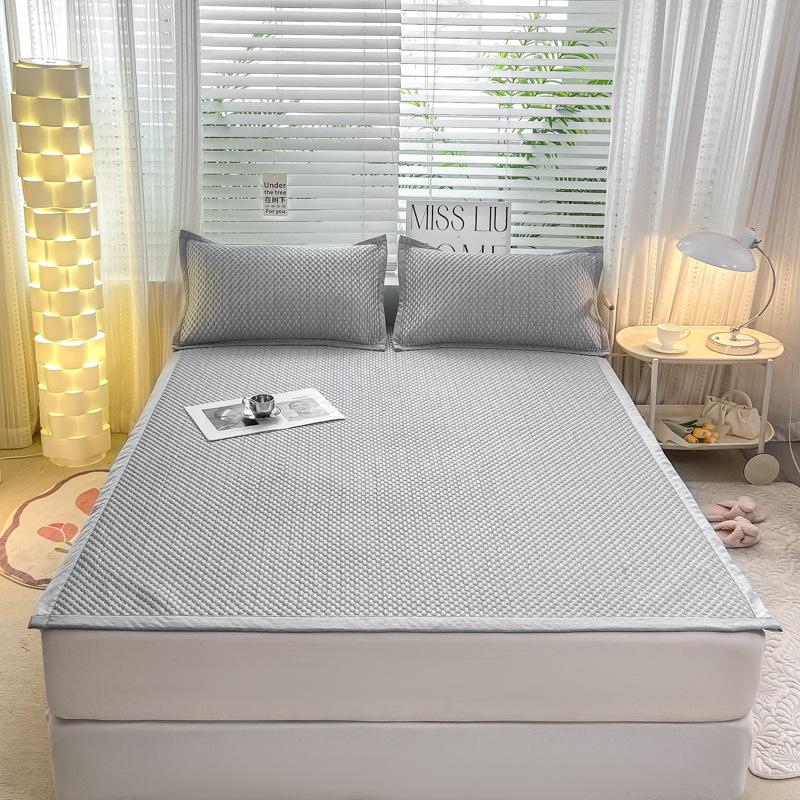 Комплект холодного коврика Ice Bean Ice Bean класса A 3D, состоящий из трех простыней, которые можно стирать в машине, натяжной простыни, летнего мягкого коврика с кондиционером