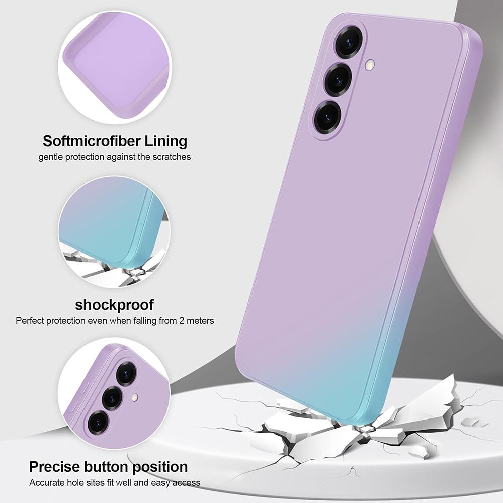 Однотонный квадратный мягкий силиконовый чехол для Samsung S25 Edge S24 S23 S21 S20 FE S22 Ultra Plus Роскошный матовый чехол Coque Fundas