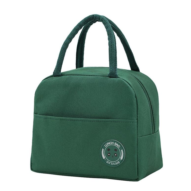 Унисекс Портативная сумка из ткани Оксфорд с медведем Бенто, повседневная сумка для пикника на открытом воздухе