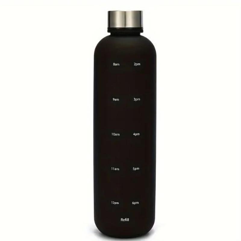 Gradient Sports Water Bottle with Measurements, Leak-Proof, Portable, Narrow Mouth, Sealable, BPA-Free PC Material - For Fitness