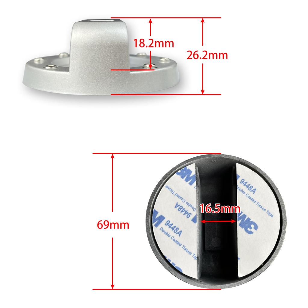 STI Subaru Крышка горловины бензобака, Крышка бензобака, Накладка на дверной фиксатор, Накладка на дверной замок, Набор на клеевой основе (Серебряный)