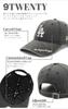 NEW ERA 9TWENTY Cap Los Angeles Dodgers Acid Wash Visor Logo Long Visor Easy Snap Black S/M