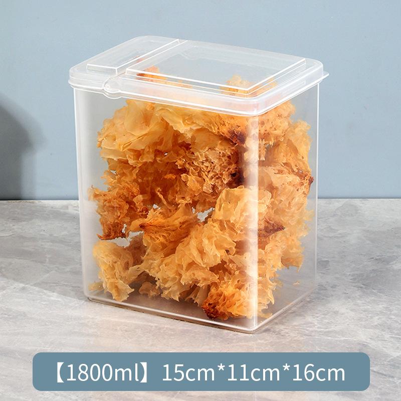 Кухонная прозрачная коробка для хранения специй с откидной крышкой, герметичная коробка, органайзер для перца, бытовой диспенсер, контейнер для хранения