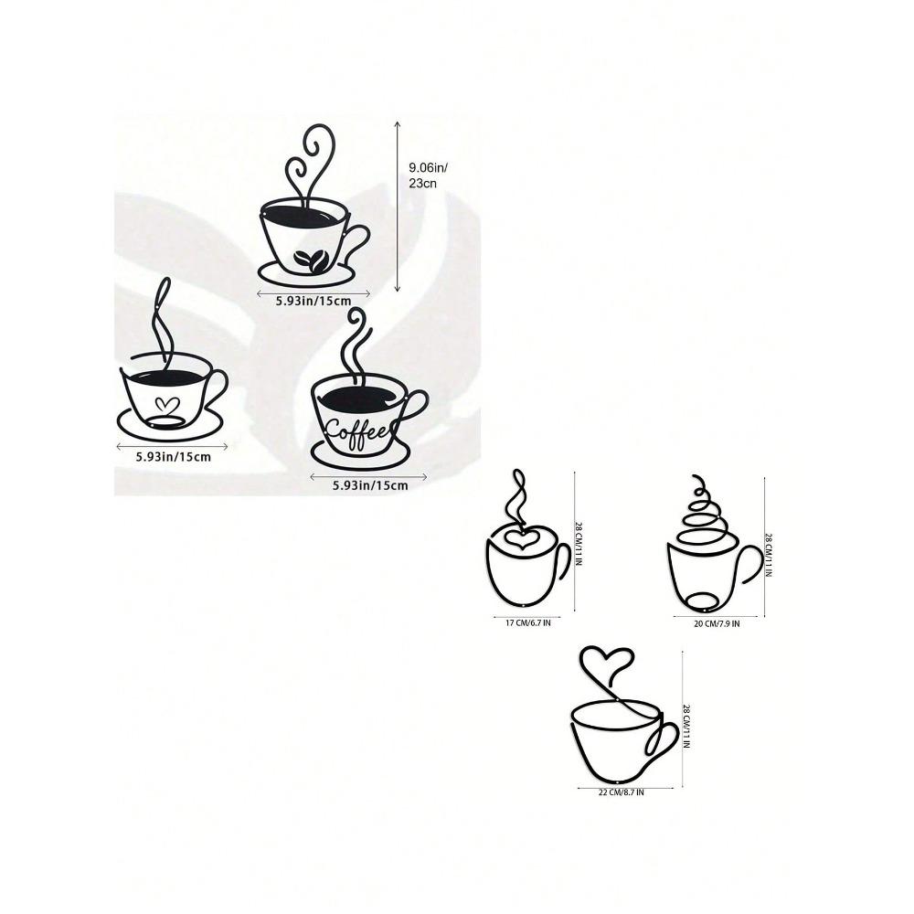 Metal Wall Art Decor Living Room Indoor Sculpture Modern Home Interior Statue