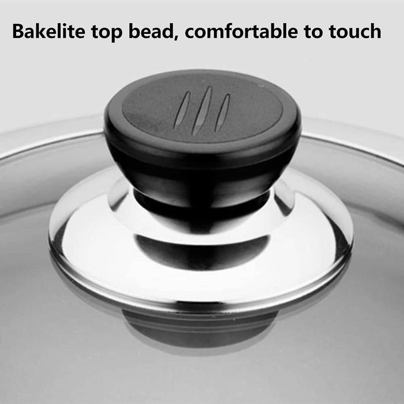 Крышка для кастрюли из нержавеющей стали, комбинированная, штатив, чехол для вока, сменные аксессуары для кухонной посуды 28 см